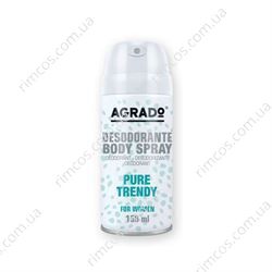 Дезодоранти для тіла Agrado Desodorante Body Spray Pure Trendy 1970769 фото