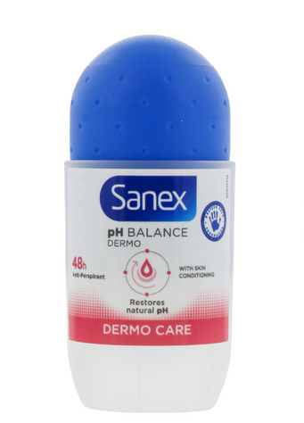 Роликовый дезодорант Sanex pH Balance Dermo 48h Dermo Care Anti-Perspirant Roll On 330720 фото
