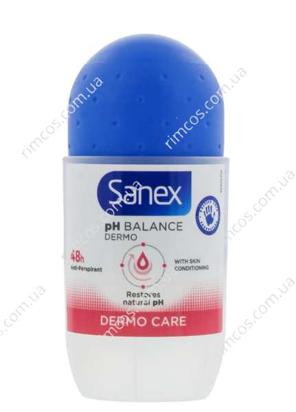 Роликовый дезодорант Sanex pH Balance Dermo 48h Dermo Care Anti-Perspirant Roll On 330720 фото