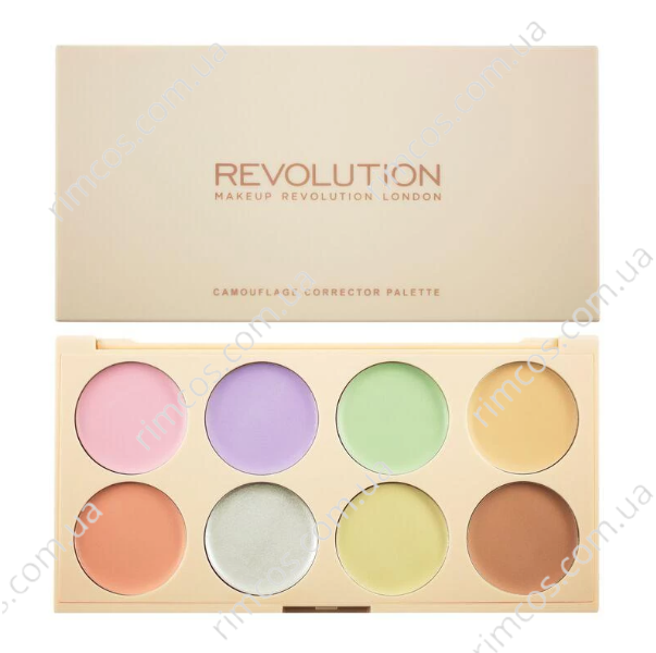 Палитра цветных корректоров Revolution Camouflage Corrector Palette REVO9020 фото