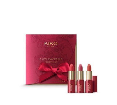 Набір для губ з 3 міні-помад Kiko Milano А Holiday Fable Mini Lipstick Kit  S934 фото