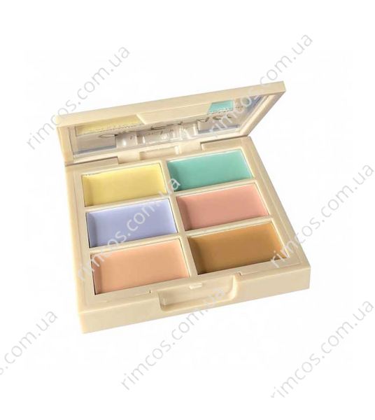 Палетка кольорових консилерів Technic Cosmetics Cream Concealer Palette One For All 22708 фото