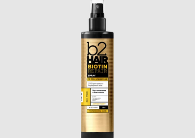 Biotin Repair Спрей для тьмяного та пошкодженого волосся b2Hair 250 мл. 0585 фото