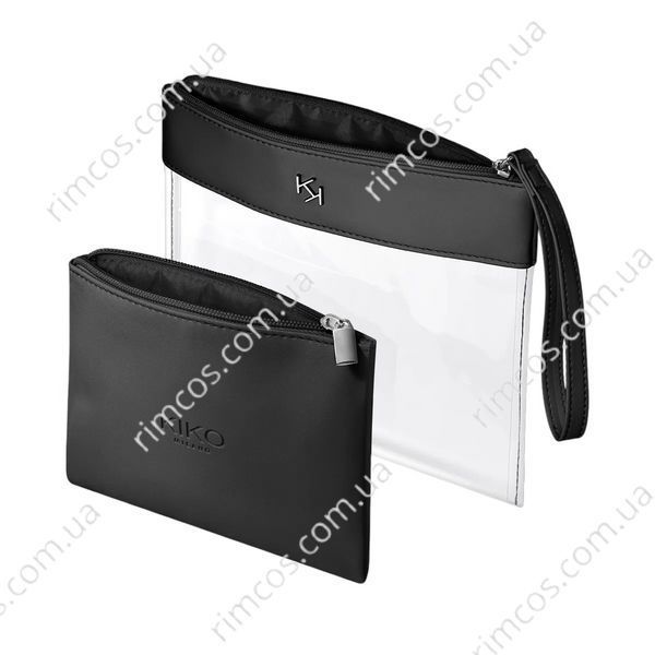 Подвійна косметичка Kiko Milano Transparent Beauty Case KMTBC фото