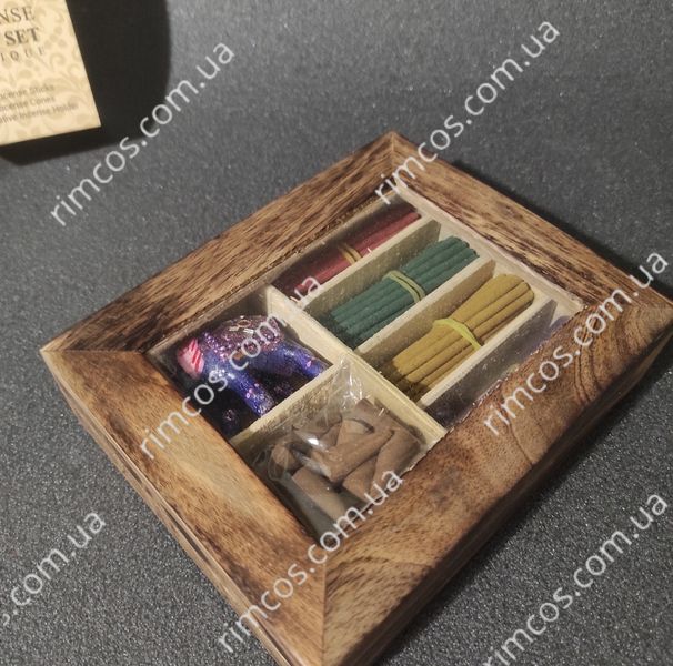 Подарочный набор благовоний Mandala Incense Gift Set in Wooden Gift Box 18730 фото