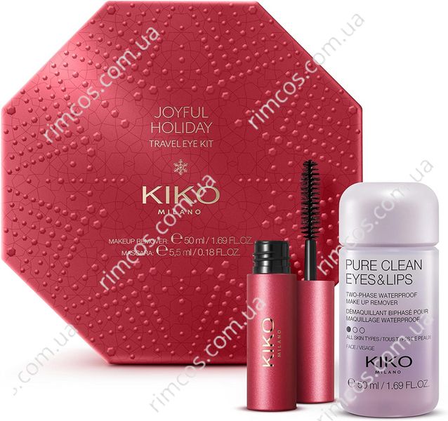 Набор для глаз Kiko Milano JOYFUL HOLIDAY TRAVEL EYE KIT JHTEK фото