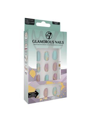 Накладные ногти с клеем W7 - Glamorous Nails Artificial Nails "Catching Feels" 2216643 фото