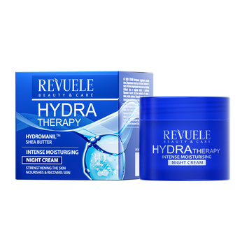 Інтенсивний зволожуючий нічний крем для обличчя Revuele Hydra Therapy Intense Moisturising Night Cream 2236505 фото