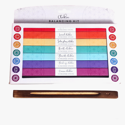 Набір ароматичних паличок з тримачем Chakra Incense Balancing Kit 11418 фото