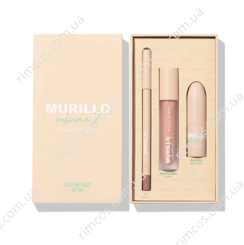 Набор для губ Beauty Creations Murillo Twins Vol.2 Love Me Nude Lip Trio Kit BC-MT2LT фото