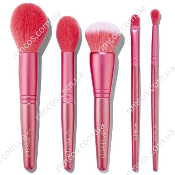 Набір пензликів для макіяжу E.L.F Xo Nabela Noor Beautifully You Brush Set 1970399 фото