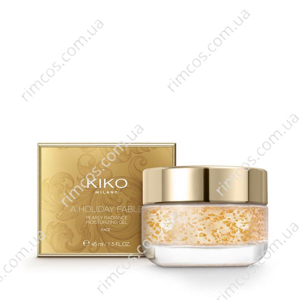 Зволожуючий гель для обличчя з гіалуроновою кислотою Kiko Milano A Holiday Fable Pearly Radiance Moisturizing Gel S682 фото