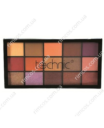 Technic 15 Colours Eyeshadow Palette - Peanut Butter & Jelly 3773649 фото