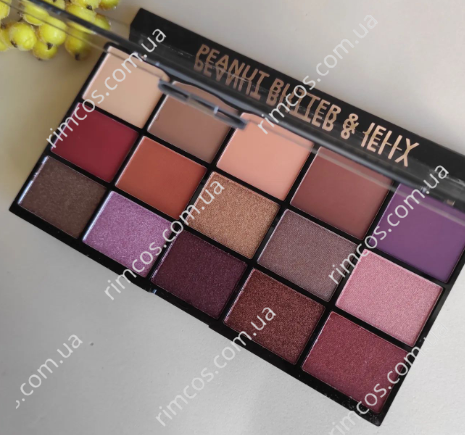 Technic 15 Colours Eyeshadow Palette - Peanut Butter & Jelly 3773649 фото