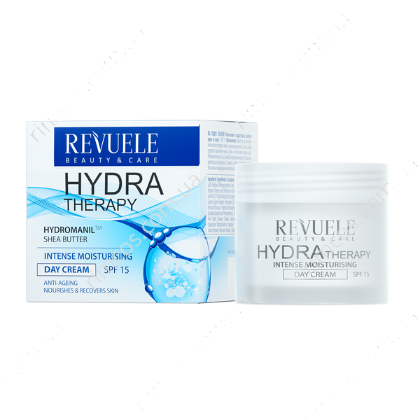 Зволожуючий денний крем Revuele Hydra Therapy Intense Moisturising Day Cream SPF 15 2236506 фото