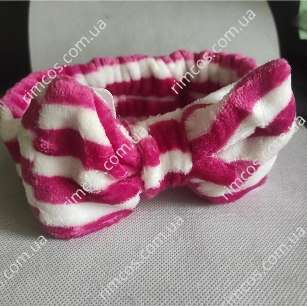 Косметична махрова пов'язка на голову FASHION SPA HEADBAND 762 фото