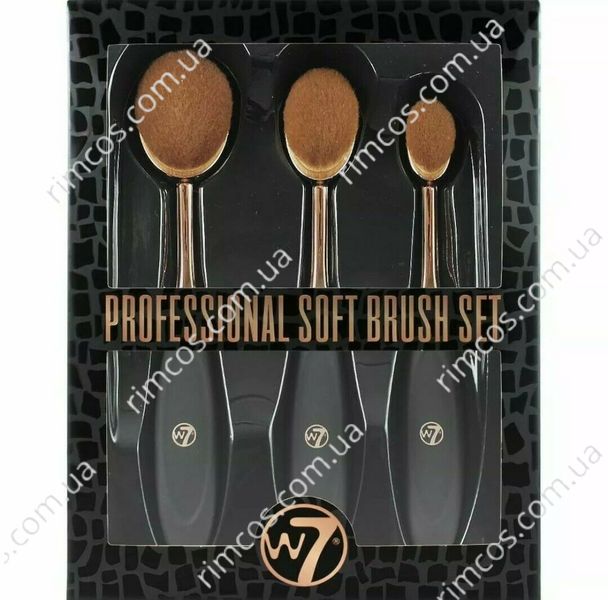 Набор овальных кистей W7 Professional Soft Brush Collection 1970400 фото