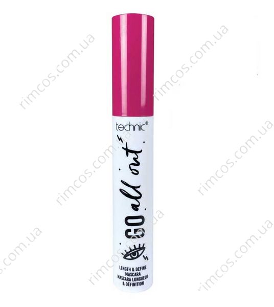 Туш для вій Technic Cosmetics Mascara Go All Out 13 мл. 21535 фото