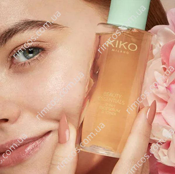 Освітлююча та освіжаюча сироватка та тонік для обличчя 2 в 1 Kiko Milano Beauty Essentials 2-In-1 Face Serum & Toner BE2in1FS&T фото