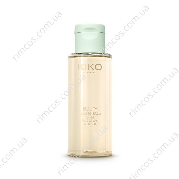 Осветляющая и освежающая сыворотка и тоник для лица 2 в 1 Kiko Milano Beauty Essentials 2-In-1 Face Serum & Toner BE2in1FS&T фото