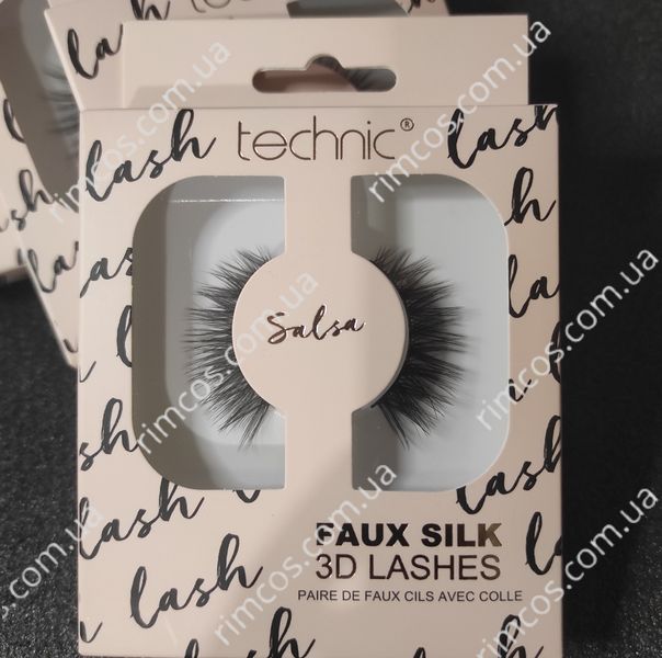 Накладні вії Technic False Eyelashes Faux Silk Lashes  3DMA фото