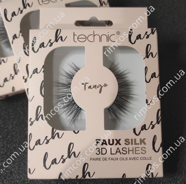 Накладні вії Technic False Eyelashes Faux Silk Lashes  3DBOLERO фото