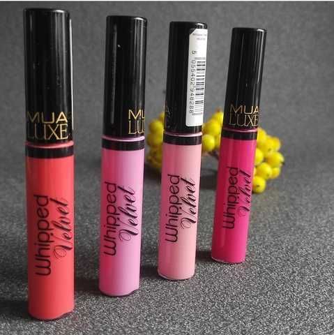 MUA Luxe Whipped Velvet Lips – Lippenglose In Farbe Chichi, Samtig-matter Finish, Langanhaltend