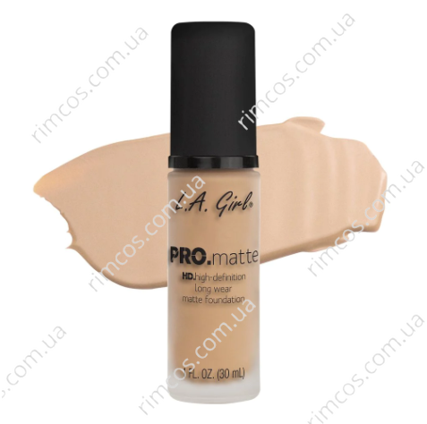 Тональний крем з матовим фінішем L.A. Girl PRO Matte Foundation 30мл GLM716 фото