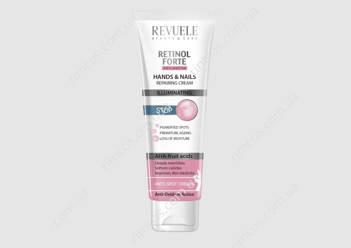 Крем для рук і нігтів відновлюючий Revuele Retinol Forte 100 мл. 0459 фото