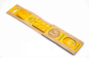 Дерев'яна підставка для ароматичних паличок Coloured Chakra Incense Holder SOLAR фото