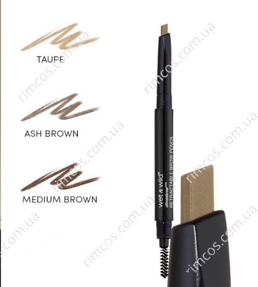 Олівець для брів автоматичний Wet n Wild Ultimate Brow Retractable Pencil  3075034 фото