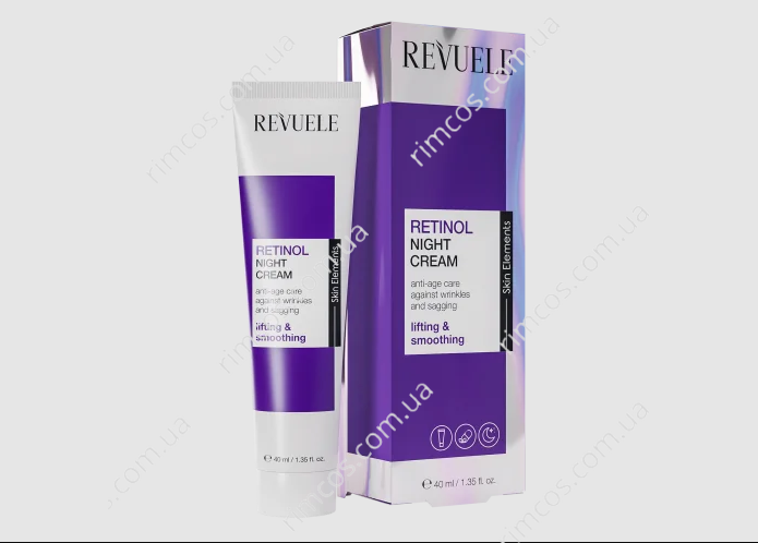 Крем нічний для обличчя з ретинолом Revuele Retinol Night Cream 40 мл. 6260 фото