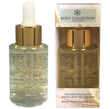 Сяючий гель-база для макіяжу Body Collection Gold Leaf Gel Primer Drops 30 мл 2189756 фото
