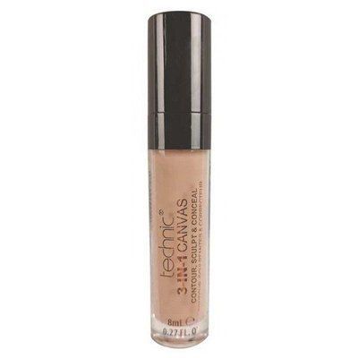 Консилер 3 в 1 Technic 3-IN-1 Canvas Liquid Concealer 8мл T31CLCBEIG фото