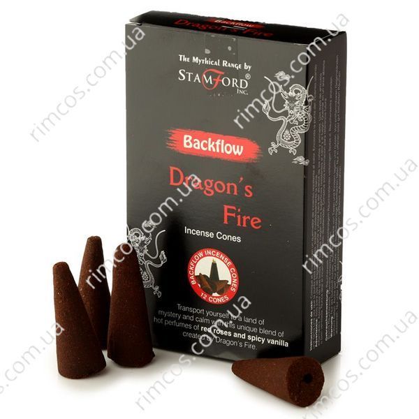 Арома-конусы для дымного водопада Stamford Backflow Incense Cones INC680 фото