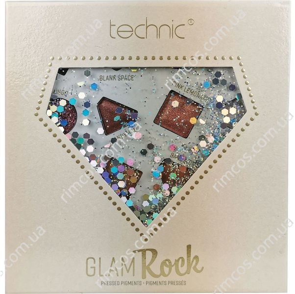 Technic 16 Colours Eyeshadow Palette - Glam Rock 3773690 фото