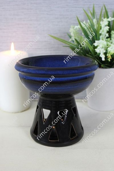 Чаша для аромо олії та воску Blue Deep Bowl Oil Burner 04722 фото