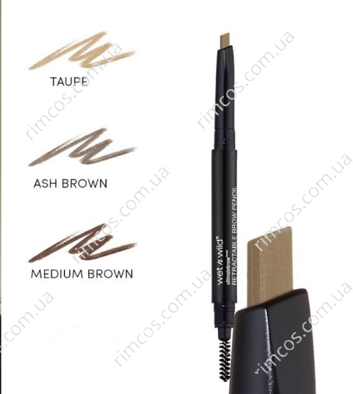 Олівець для брів автоматичний Wet n Wild Ultimate Brow Retractable Pencil  3075036 фото