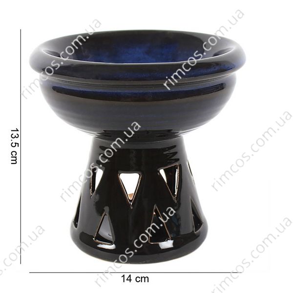 Чаша для аромо олії та воску Blue Deep Bowl Oil Burner 04722 фото