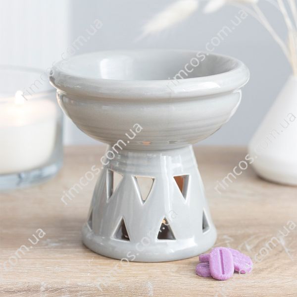 Чаша для аромо олії та воску Grey Deep Bowl Oil Burner 40631 фото