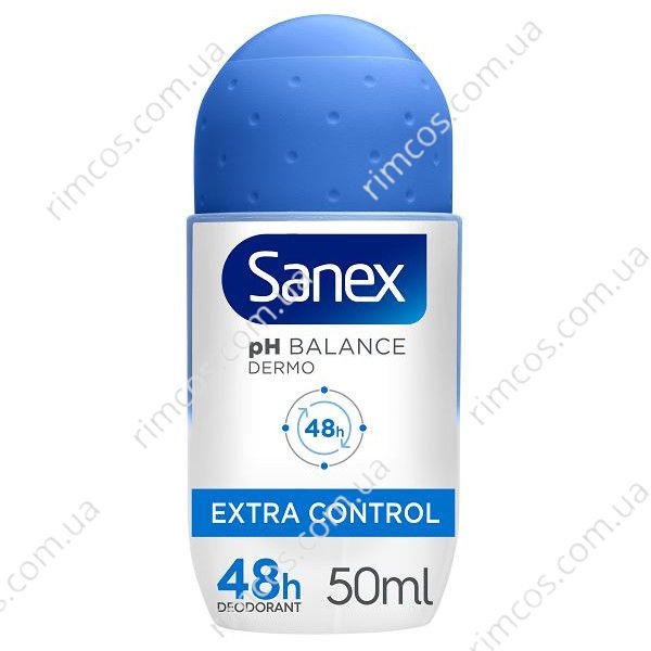 Дезодорант шариковый Sanex Deodorant Roll On Dermo Extra Control 48H 48SAN фото