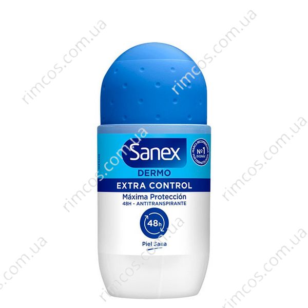 Дезодорант шариковый Sanex Deodorant Roll On Dermo Extra Control 48H 48SAN фото