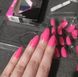 Накладные ногти в комплекте с клеем Royal Cosmetics 24 Glue-On Nail Tips "Pink Coral Stiletto" 7749 фото 3