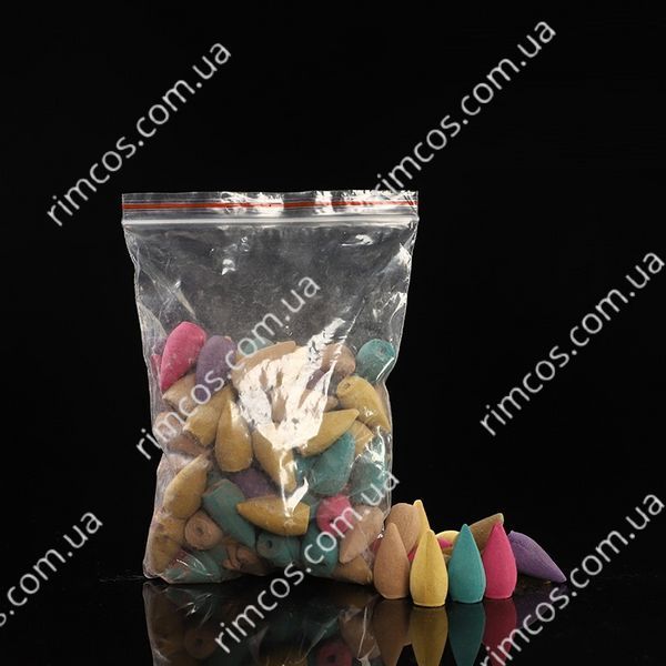 Арома-конусы для дымного водопада Backflow Incense Cones in Mixed Colours and Fragrances 60BL фото