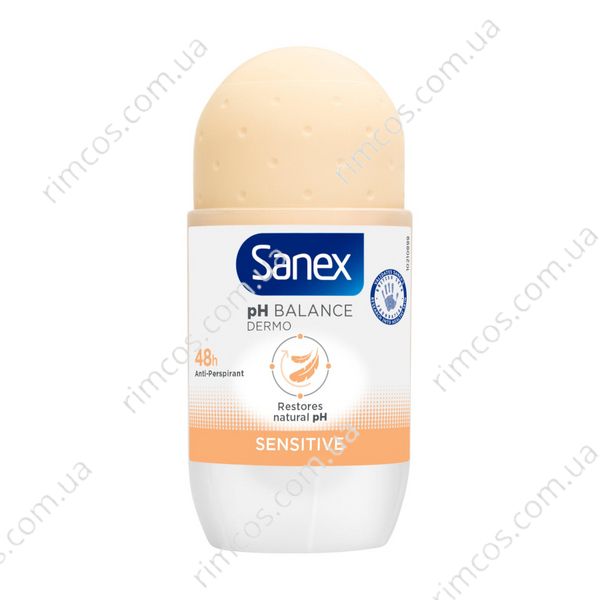 Дезодорант кульковий Sanex Roll On Dermo Sensitive SANSEN фото