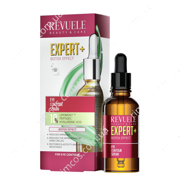 Сироватка з ефектом ботокса для зони навколо очей Revuele Expert + Botox Effect Serum Eye Contour 1970459 фото