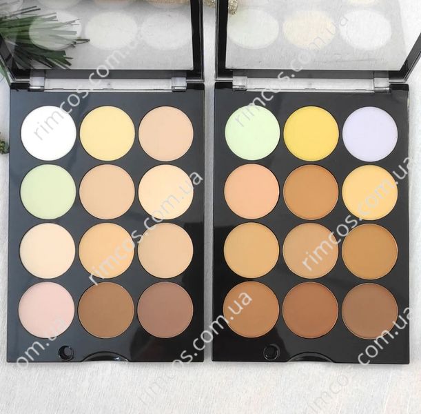 Палетка консилеров и корректоров MUA Correct & Conceal Cream Palette 3074824 фото