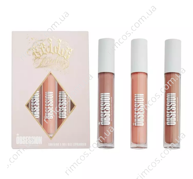 Набір для губ Revolution Makeup Obsession Belle Jorden Lipgloss Collection 3х5мл. 05460 фото