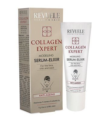 Моделуюча сироватка-еліксир для обличчя Revuele Collagen Expert Modelling Serum-Elixir 2237000 фото
