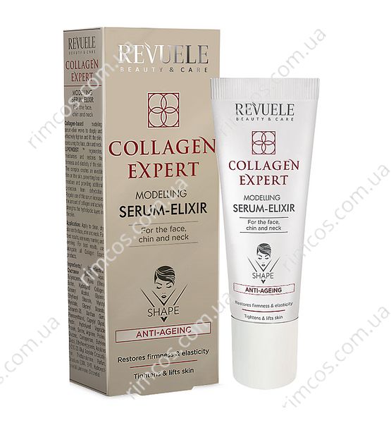 Моделуюча сироватка-еліксир для обличчя Revuele Collagen Expert Modelling Serum-Elixir 2237000 фото